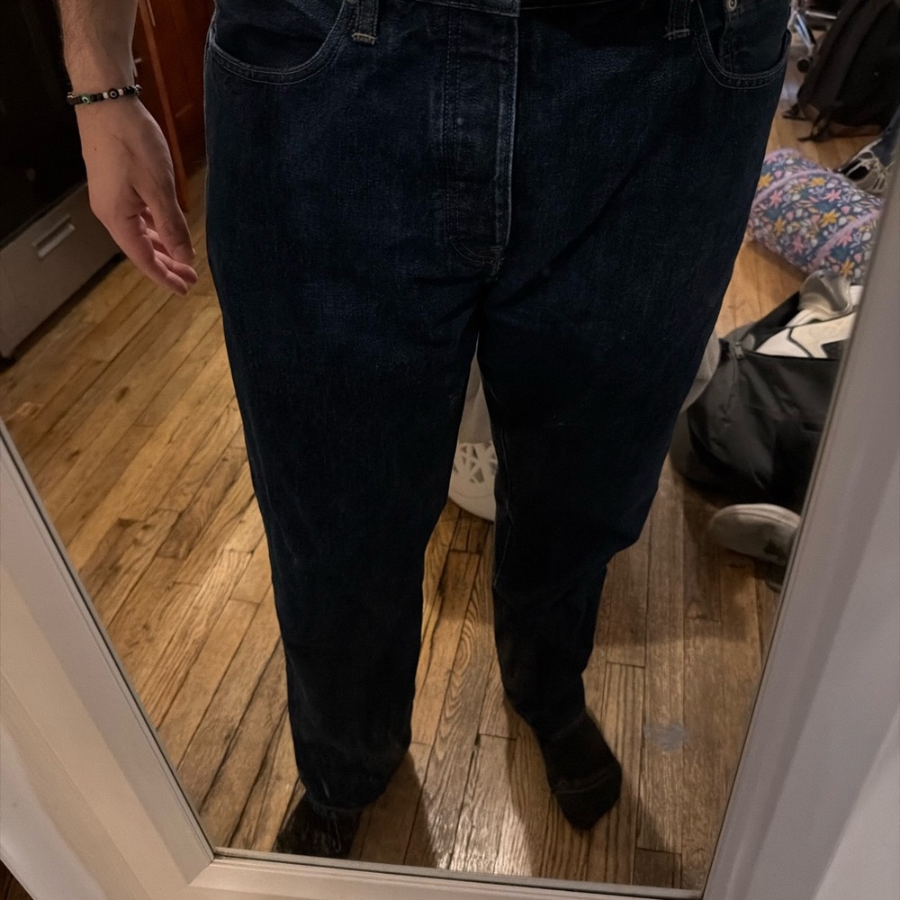 J. Crew Men's Dark Indigo Relaxed Jeans